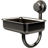  Venus Collection Wall Mounted Soap Dish with Twisted Accents, Satin Nickel