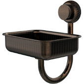  Venus Collection Wall Mounted Soap Dish with Twisted Accents, Venetian Bronze