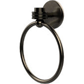  Satellite Orbit One Collection Towel Ring with Dotted Accent, Antique Pewter