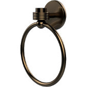  Satellite Orbit One Collection Towel Ring with Groovy Accent, Brushed Bronze
