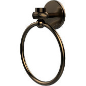  Satellite Orbit One Collection Towel Ring with Twist Accent, Brushed Bronze