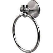  Satellite Orbit One Collection Towel Ring with Twist Accent, Satin Chrome