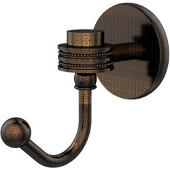  Satellite Orbit One Robe Hook with Dotted Accents, Venetian Bronze