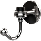  Satellite Orbit One Robe Hook with Groovy Accents, Polished Chrome