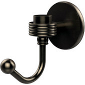  Satellite Orbit One Robe Hook with Groovy Accents, Antique Pewter