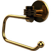  Satellite Orbit One Collection Euro Style Toilet Tissue Holder with Dotted Accents, Unlacquered Brass