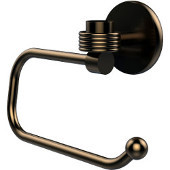  Satellite Orbit One Collection Euro Style Toilet Tissue Holder with Groovy Accents, Brushed Bronze