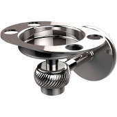  Satellite Orbit One Tumbler and Toothbrush Holder with Twisted Accents, Polished Chrome