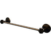 Satellite Orbit One Collection 18 Inch Towel Bar with Dotted Accents, Brushed Bronze