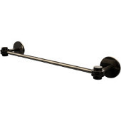  Satellite Orbit One Collection 18 Inch Towel Bar with Dotted Accents, Antique Pewter