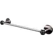  Satellite Orbit One Collection 18 Inch Towel Bar with Dotted Accents, Satin Chrome