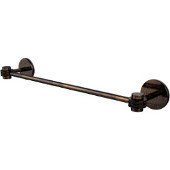  Satellite Orbit One Collection 24 Inch Towel Bar with Dotted Accents, Venetian Bronze