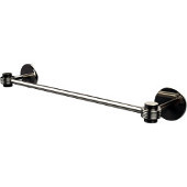  Satellite Orbit One Collection 18 Inch Towel Bar with Groovy Accents, Polished Nickel