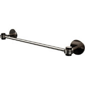  Satellite Orbit One Collection 18 Inch Towel Bar with Groovy Accents, Satin Nickel