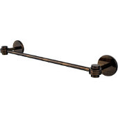  Satellite Orbit One Collection 18 Inch Towel Bar with Groovy Accents, Venetian Bronze