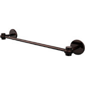  Satellite Orbit One Collection 18 Inch Towel Bar with Twist Accents, Antique Copper