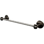  Satellite Orbit One Collection 18 Inch Towel Bar with Twist Accents, Satin Nickel