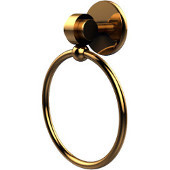  Satellite Orbit Two Collection Towel Ring, Standard Finish, Polished Brass