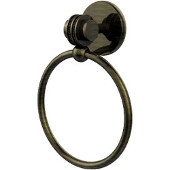  Satellite Orbit Two Collection Towel Ring with Dotted Accent, Antique Brass