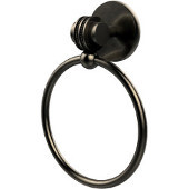  Satellite Orbit Two Collection Towel Ring with Dotted Accent, Antique Pewter