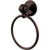  Satellite Orbit Two Collection Towel Ring with Groovy Accent, Antique Copper