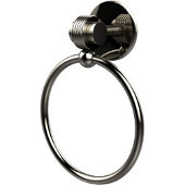  Satellite Orbit Two Collection Towel Ring with Groovy Accent, Polished Nickel