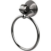  Satellite Orbit Two Collection Towel Ring with Groovy Accent, Satin Chrome