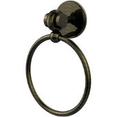  Satellite Orbit Two Collection Towel Ring with Twist Accent, Antique Brass