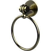  Satellite Orbit Two Collection Towel Ring with Twist Accent, Satin Brass