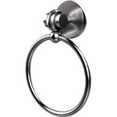  Satellite Orbit Two Collection Towel Ring with Twist Accent, Satin Chrome