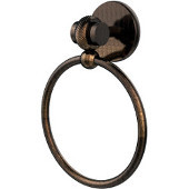  Satellite Orbit Two Collection Towel Ring with Twist Accent, Venetian Bronze