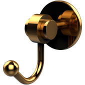  Satellite Orbit Two Collection Robe Hook, Unlacquered Brass