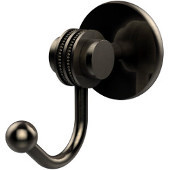  Satellite Orbit Two Collection Robe Hook with Dotted Accents, Antique Pewter