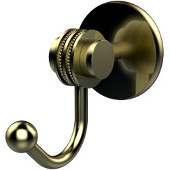  Satellite Orbit Two Collection Robe Hook with Dotted Accents, Satin Brass