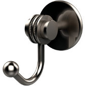  Satellite Orbit Two Collection Robe Hook with Dotted Accents, Satin Nickel