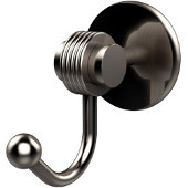  Satellite Orbit Two Collection Robe Hook with Groovy Accents, Satin Nickel