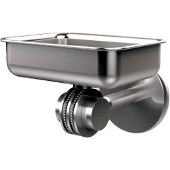  Satellite Orbit Two Collection Wall Mounted Soap Dish with Dotted Accents, Satin Chrome