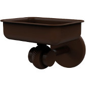  Satellite Orbit Two Collection Wall Mounted Soap Dish with Twisted Accents, Antique Bronze