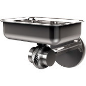  Satellite Orbit Two Collection Wall Mounted Soap Dish with Twisted Accents, Polished Chrome