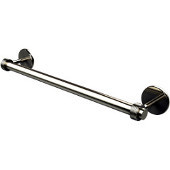  Satellite Orbit Two Collection 18 Inch Towel Bar with Groovy Detail, Polished Nickel