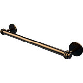  Satellite Orbit Two Collection 18 Inch Towel Bar with Twist Detail, Brushed Bronze