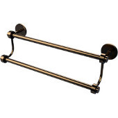  Satellite Orbit Two 20-1/2 Inch Double Towel Bar, Brushed Bronze