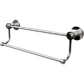  Mercury Collection 18 Inch Double Towel Bar with Dotted Accents, Satin Chrome