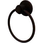  Mercury Collection Towel Ring with Dotted Accent, Antique Bronze
