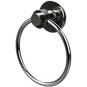  Mercury Collection Towel Ring with Dotted Accent, Polished Chrome