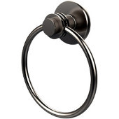  Mercury Collection Towel Ring with Dotted Accent, Satin Nickel