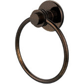  Mercury Collection Towel Ring with Dotted Accent, Venetian Bronze