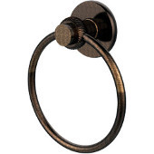  Mercury Collection Towel Ring with Twist Accent, Venetian Bronze