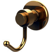  Mercury Collection Robe Hook, Unlacquered Brass