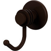  Mercury Collection Robe Hook with Dotted Accents, Antique Bronze